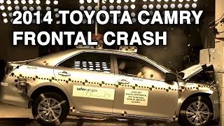 2014 Toyota Camry  Frontal Crash Test  CrashNet1 [upl. by Atinit]