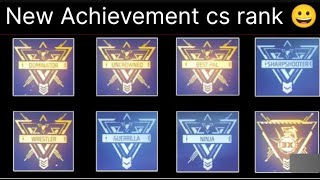 New all achievements CS rank and br rank 😱shortsvideo foryou shortfeed foryoupage [upl. by Godber361]