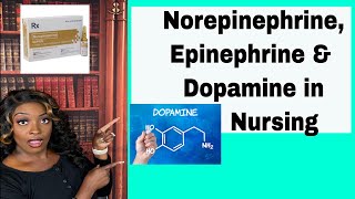 Epinephrine Norepinephrine and Dopamine [upl. by Gilus]