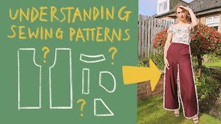 How to understand sewing patterns for beginners [upl. by Cristabel]