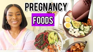 Best FOODS TO EAT During FIRST TRIMESTER amp PREGNANCY Best Diet For HEALTHY BABY [upl. by Questa]