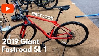 FIRST LOOK 2019 Giant Fastroad SL 1 [upl. by Nnalyrehs]