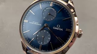 Omega De Ville Trésor Power Reserve 43553402203001 Omega Watch Review [upl. by Rebmit577]