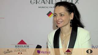 Interview with the winner of the Munich FIDEWomenGrandPrix Alexandra Kosteniuk [upl. by Ettevahs]