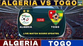 Algeria Vs Togo Live Match Today  ALG Vs TOG Live Football Match 2024 [upl. by Enuahs]