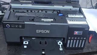 Epson L8050 pvc card printing Problem error Red Light blinking Best printer Photo printing Voter ID [upl. by Atirma]