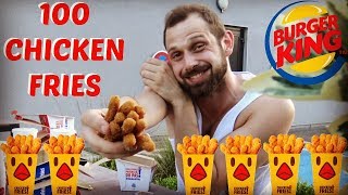 100 CHICKEN FRIES CHALLENGE [upl. by Yvonne]