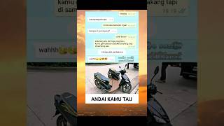 Motor keluaran terbaru 🤣shorts meme memes lucu viralvideo [upl. by Nerhtak]