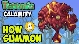 Terraria Calamity Mod 1449 How To Summon THE PERFORATORS BOSS 2024 2 WAYS [upl. by Etnoved]