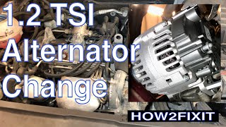 Volkswagen 12 TSI Alternator Replacement Easy StepbyStep Guide for DIY Mechanics [upl. by Eiznyl]