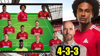 ZIRKZEE STARTS IN NEW PREDICTED MAN UNITED LINEUP VS LIVERPOOL FEAT AMAD MOUNT [upl. by Noiemad362]