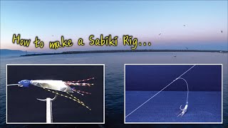 DIY Sabiki rig Jig Sabiki  How to make my own style Sabiki Hooks and Rigs [upl. by Yornek]