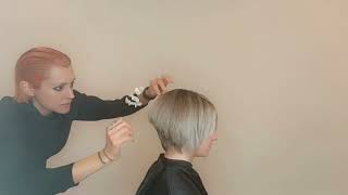 Tutorial  Inverted BOB  Taglio capelli corti 2024 [upl. by Marika]