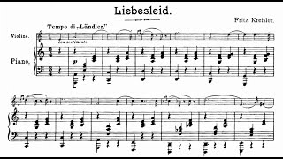 Kreisler Liebesleid Piano Accompaniment TrackViolin [upl. by Charmion476]