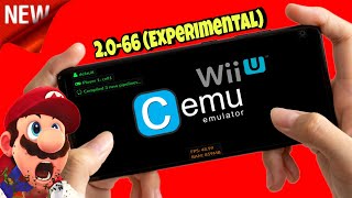 Finally Best Cemu Version 2066 Now Running More Smooth ON Android  Wii U Emulation ON Android [upl. by Lenssen]