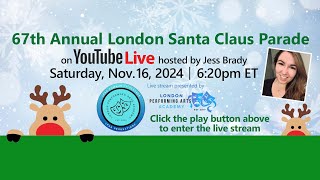 London Santa Claus Parade 2024 │ Official Live Stream [upl. by Quintana938]