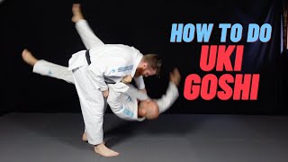 UkiGoshi  AiYotsu Split Leg Attack  Judo Fanatics [upl. by Arlina]