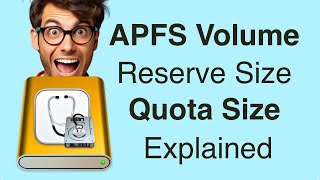 How to Set Reserve Size and Quota Size When Creating APFS Volume in Disk Utility 2024 [upl. by Sackey]