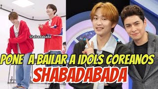 Christian Burgos pone a bailar a Idols Coreanos Shabadabada de OV7 [upl. by Ecinereb359]