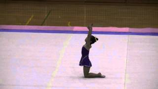 新体操 Rhythmic Gymnastics コスモカップ全国大会 夏海８才 20111224 [upl. by Koloski]