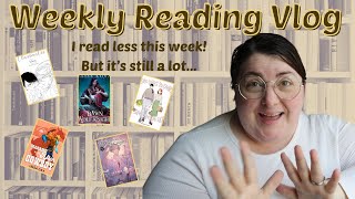 I Read Less This Week  Weekly Reading Vlog  Sept 814 [upl. by Prud]