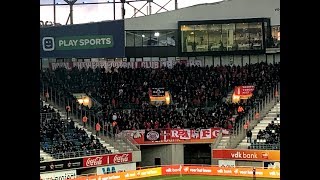 13042019 Sfeer RAFC fans op AA Gent [upl. by Kettie]