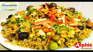 Thiebou Yapp Bouniou Orné Akk Niarri Salades 😂😋😋 Recette Ferme Gandiole [upl. by Helbonna]