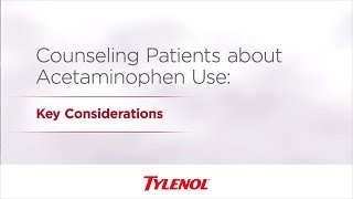 Acetaminophen Patient Education  TYLENOL® Professional [upl. by Pickens]