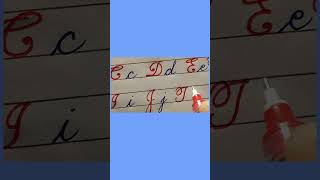 Cursive writing abcd shortsfeed shortvideo handwriting cursivepractice cursive cursivewriting [upl. by Duleba]