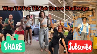 Wop j dash TikTok Dance  Wop Wop Wop  Play dead like  TIKTok COMPILATION [upl. by Nahtan]