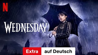 Wednesday Staffel 1 Extra  Trailer auf Deutsch  Netflix [upl. by Enyrehtac]