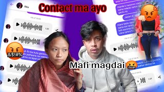 Tyo Manxe contact ma ayo aja🤬Tara bagna khoje😡 Lukera kati din bagxa Minshatamang [upl. by Avilys]