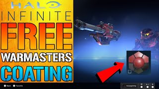 Halo Infinite FREE RARE quotWeapon Coatingquot WARMASTERS PRIZE For The M41 SPNKR Location amp Guide [upl. by Rollet]