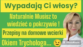 Wypadanie włosów  Jak pokrzywa pomaga na łysienie TrychologRenataModzelewska [upl. by Nesyla]