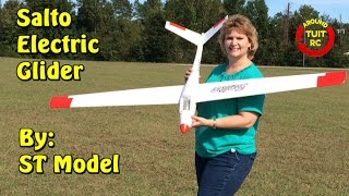 ST Model Salto Glider with Retractable EDF Review Around Tuit RC [upl. by Laenaj343]