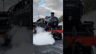 Ivatt 2MT 41312 leaving ropley yard the watercress line [upl. by East612]