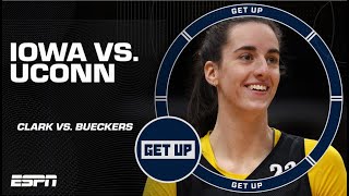 Caitlin Clark vs Paige Bueckers Iowa vs UConn will be iron sharpening iron ⭐️ ⭐️  Get Up [upl. by Linn]