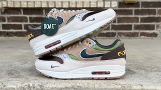 Nike Air Max 1 Premium ‘University of Oregon’ PE Review [upl. by Nelon]