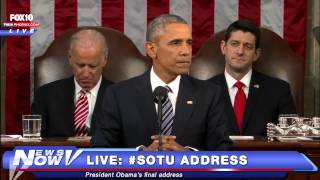 FNN FULL President Obama Last State Of The Union Address SOTU [upl. by Inalem]