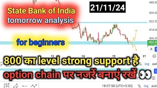 🔥SBI Share Latest News🗞️ SBI share💥 SBI Share analysis✨ SBI Share Latest News Today SBI 211124 [upl. by Elimaj]