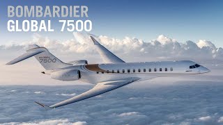 Tour the Bombardier Global 7500 Business Jet [upl. by Llenehc]