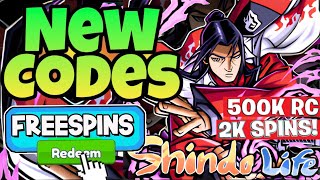 NEW CODE ALL NEW WORKING CODES FOR SHINDO LIFE 2024 SHINOBI LIFE 2 CODES [upl. by Adlen613]