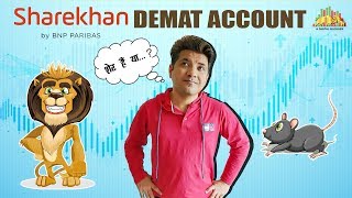 Sharekhan Demat Account  Opening Charges Demo Review [upl. by December]