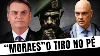 ⚡TIRO NO PÈ Moraes Prova Que Bolsonaro é Inocente ao Prender os Kids Pretos [upl. by Ayarahs338]