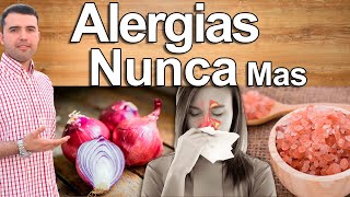 Adiós a Las Alergias  5 Remedios Naturales Con Cosas Que Tienes en Casa  Cebolla Bicarbonato [upl. by Allac]