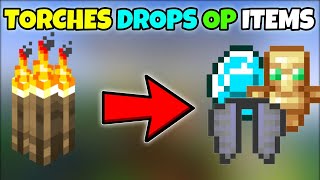 Torches DROP OP Items Datapack  Minecraft Java Edition 116  120 🔥💎 [upl. by Eelano]