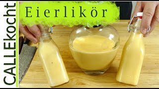 Eierlikör einfach mal selber machen Rezept für guten Klötenköm [upl. by Alegnatal898]