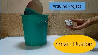 How to make smart dustbin Arduino Projects [upl. by Weisberg]