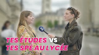 Tes études VS tes spé au lycée [upl. by Aneram429]