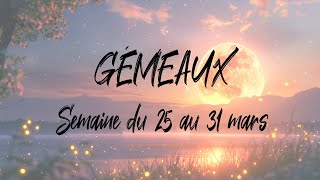 ♊ GÉMEAUX ♊  PLEINE LUNE en Balance et semaine du 25 au 31 mars [upl. by Itsirc]